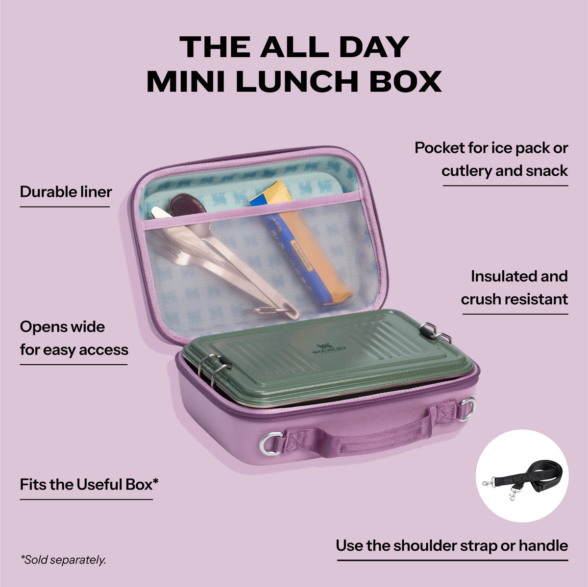 Stanley 1913 All Day Mini Lunch Box 4.2 QT in Lilac