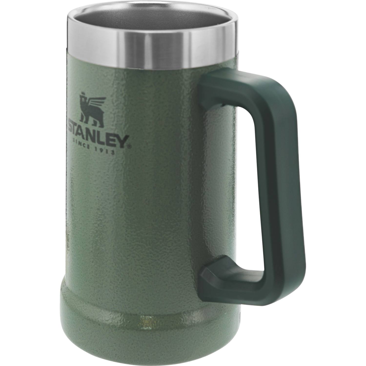 Stanley 1913 Adventure Big Grip Beer Stein 24 OZ in Hammertone Green | View 2