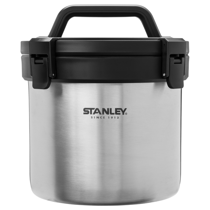 Stanley 1913 Adventure Stay Hot Camp Crock 3QT in Stainless