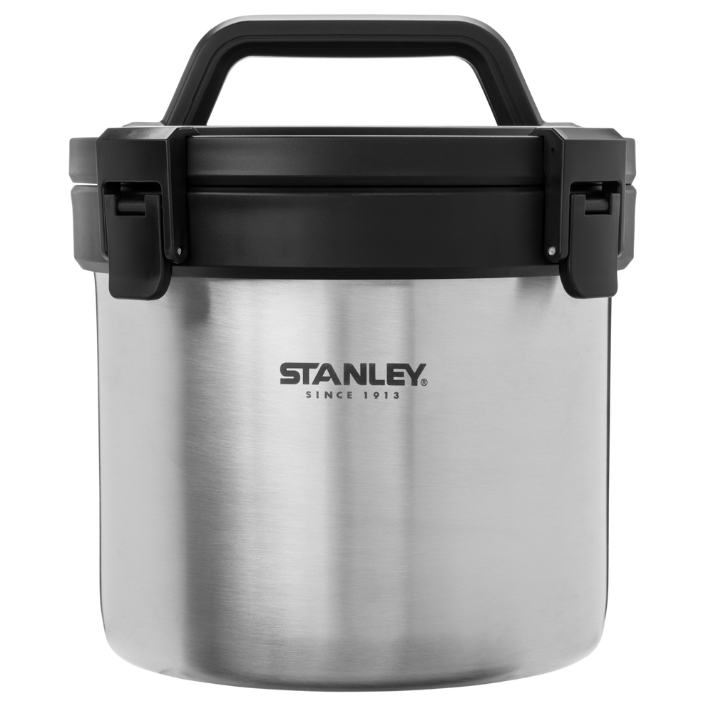 Stanley 1913 Adventure Stay Hot Camp Crock 3QT in Stainless