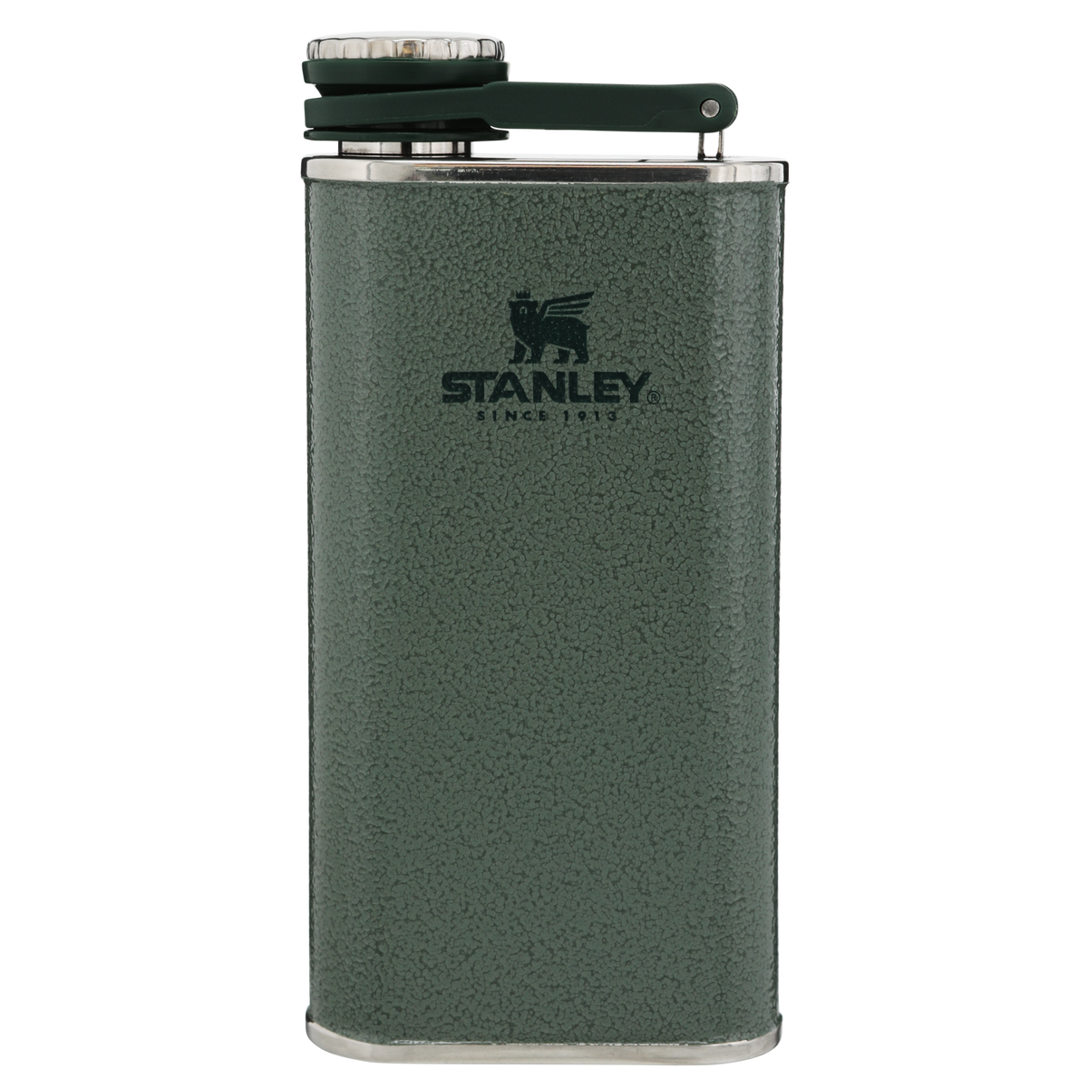 Stanley 1913 Classic Easy Fill Wide Mouth Flask 8 OZ in Hammertone Green