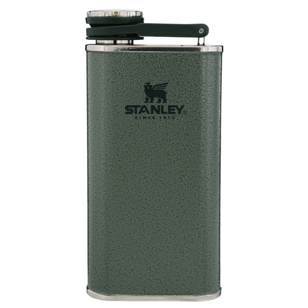 Stanley 1913 Classic Easy Fill Wide Mouth Flask 8 OZ in Hammertone Green