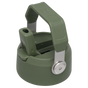 Swatch for Stanley 1913 The IceFlow™ Flip Straw Water Bottle Lid 17 OZ to 22 OZ in Bronze Green | Lid View
