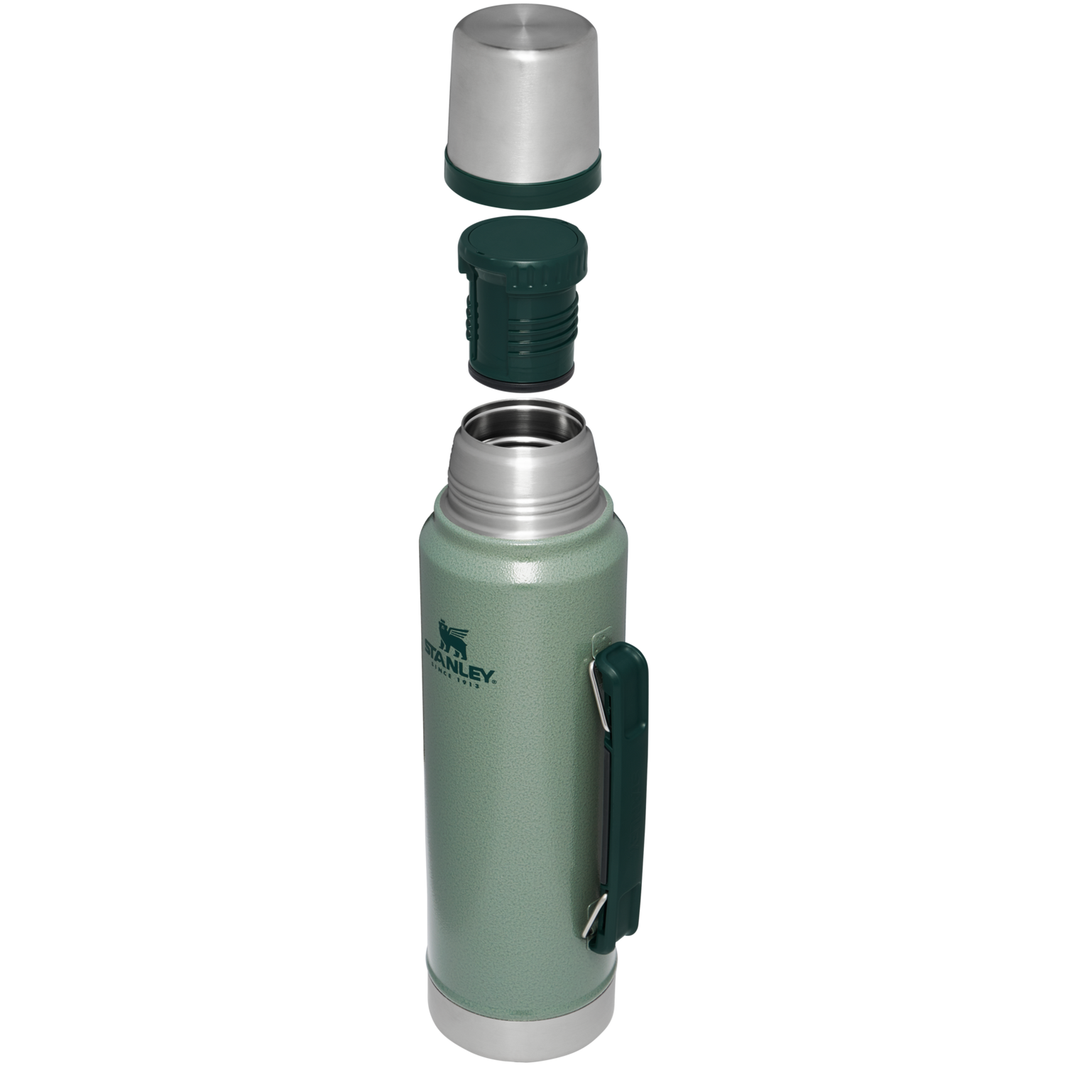 Stanley 1913 Classic Legendary Bottle 1.1 QT in Hammertone Green | View 2