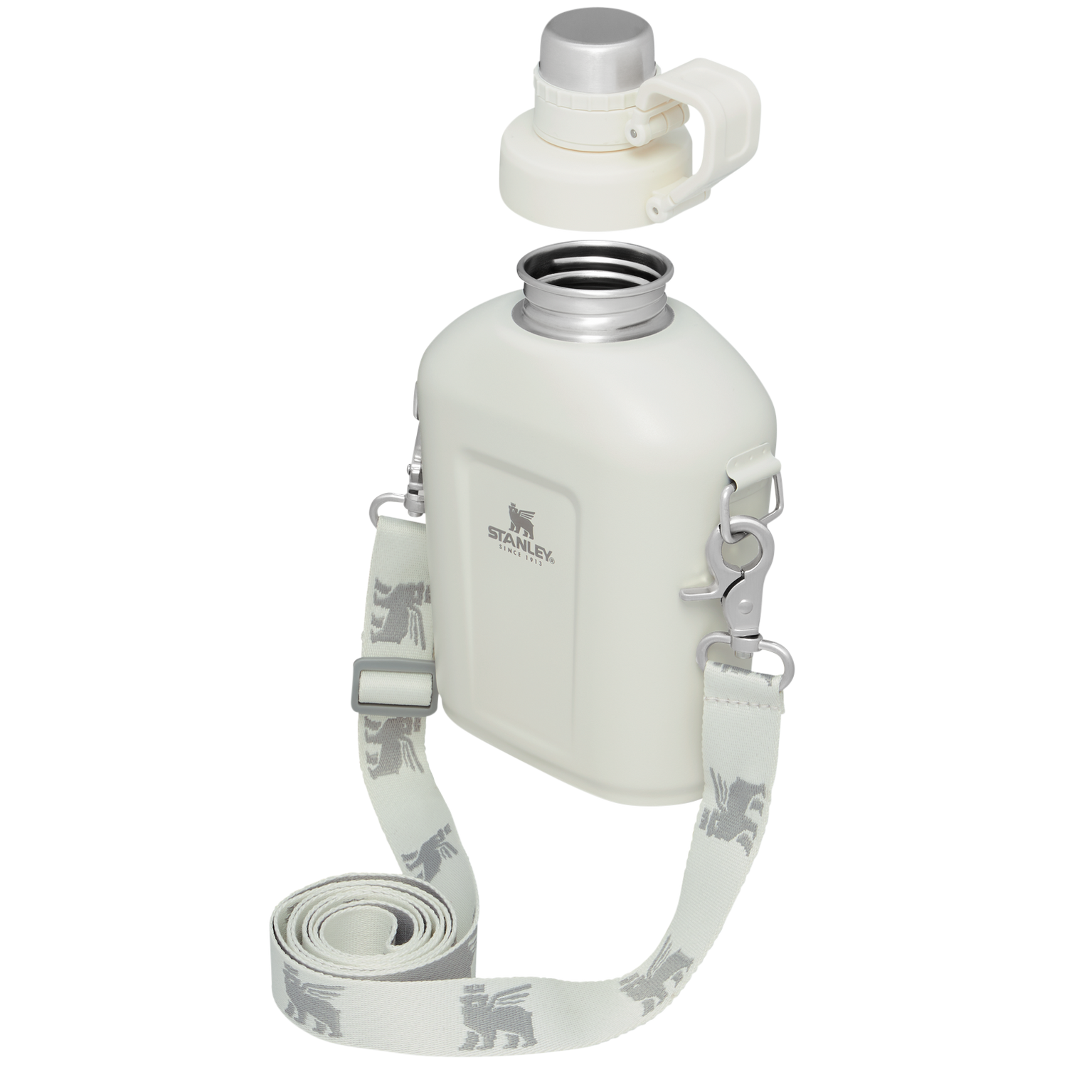Stanley 1913 The Legendary Classic Canteen 1.1QT in Cream | View 2