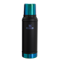 Swatch for Stanley 1913 The Black Chroma Classic Legendary Bottle 1.0 QT in Black Chroma