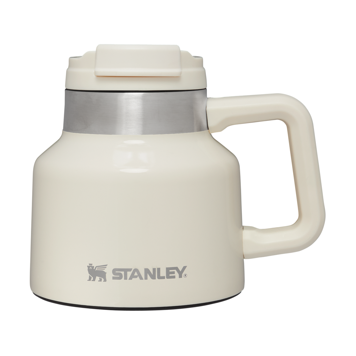Stanley 1913 Adventure Tough-To-Tip Admiral's Mug 20 OZ in Cream Gloss