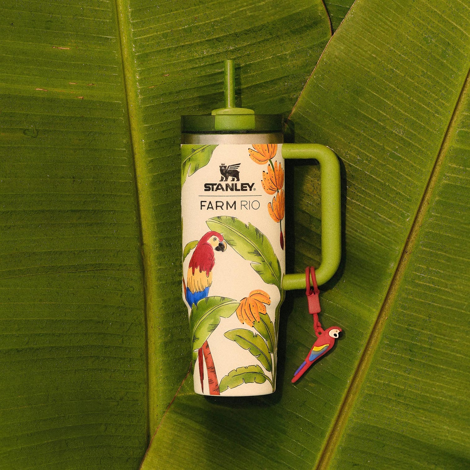 Stanley 1913 Stanley 1913 x FARM Rio Quencher® H2.0 Flowstate™ Tumbler 40 OZ in Farm Rio Tropical Destiny | View 4