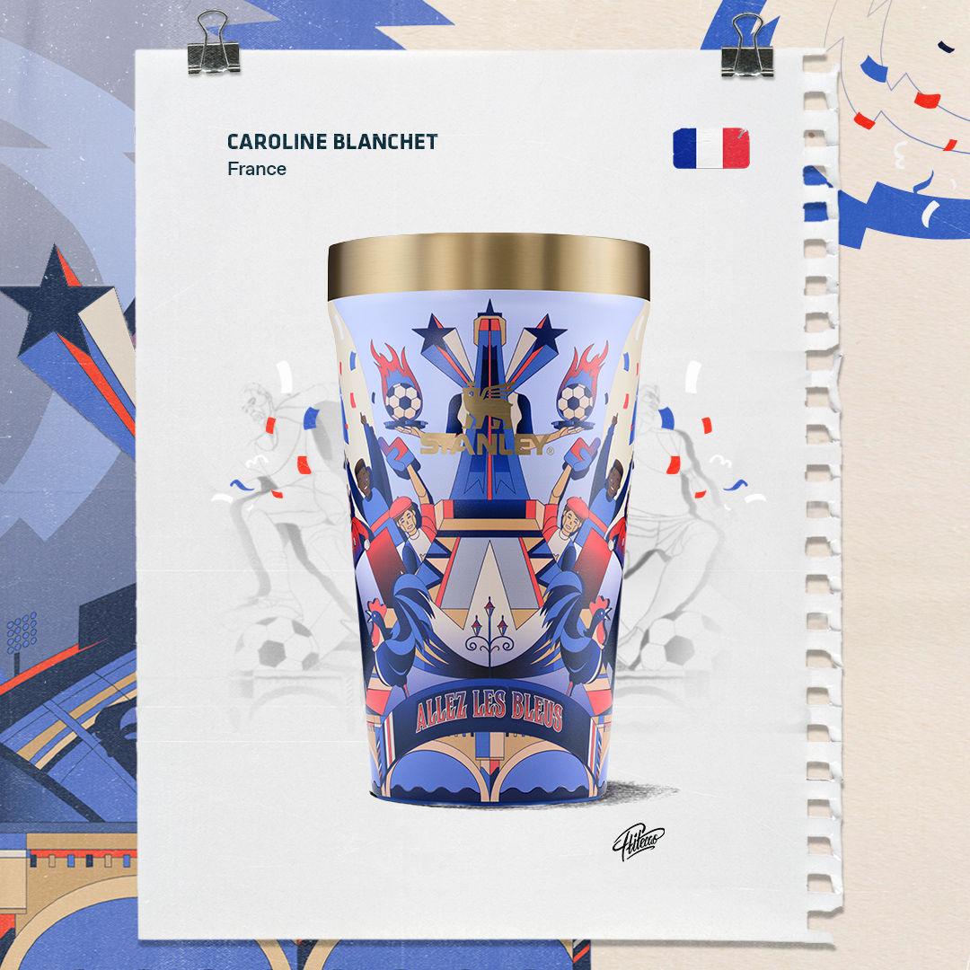 Stanley 1913 The Fútbol Artist Collection Everyday Tumbler 16 OZ in France