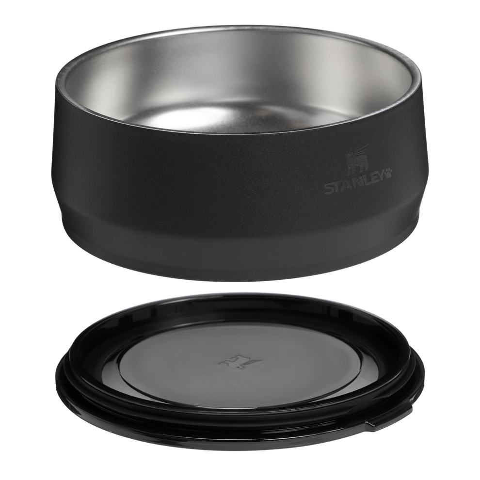 Stanley 1913 The Stanley Pet Bowl 6-cup 48 OZ in Black 2.0 | Cross Section View