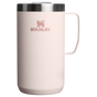 Swatch for Stanley 1913 The Stay-Hot Camp Mug 24 OZ in Rose Quartz | Front View