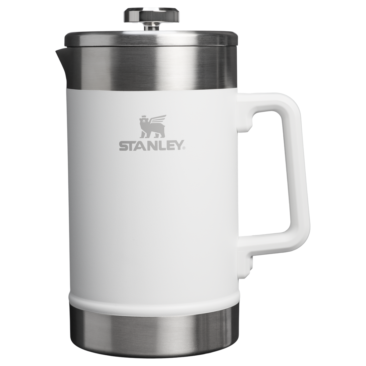 Stanley 1913 Classic Stay Hot French Press 48 OZ in Frost | Front View