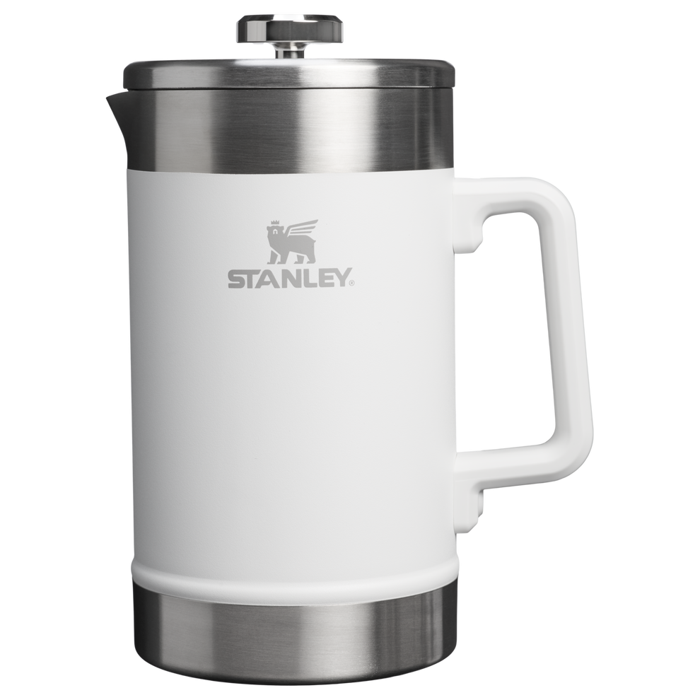 Stanley 1913 Classic Stay Hot French Press 48 OZ in Frost | Front View