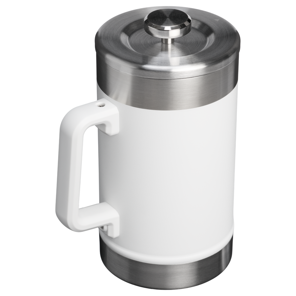 Stanley 1913 Classic Stay Hot French Press 48 OZ in Frost | Back View