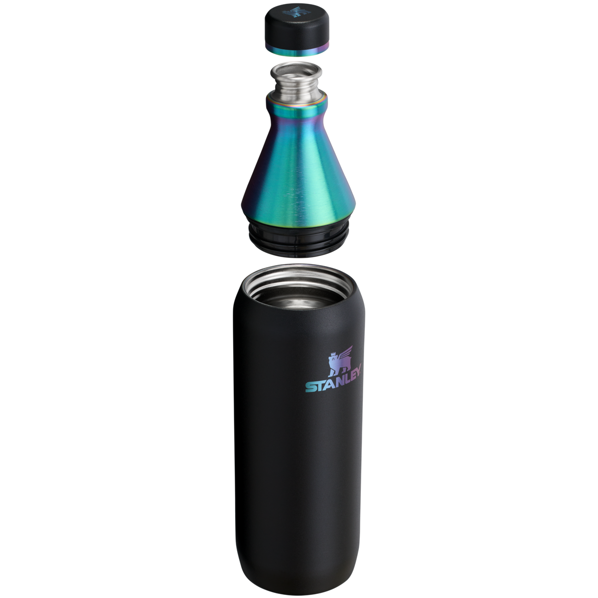 Stanley 1913 The Black Chroma All Day Slim Bottle 20 OZ