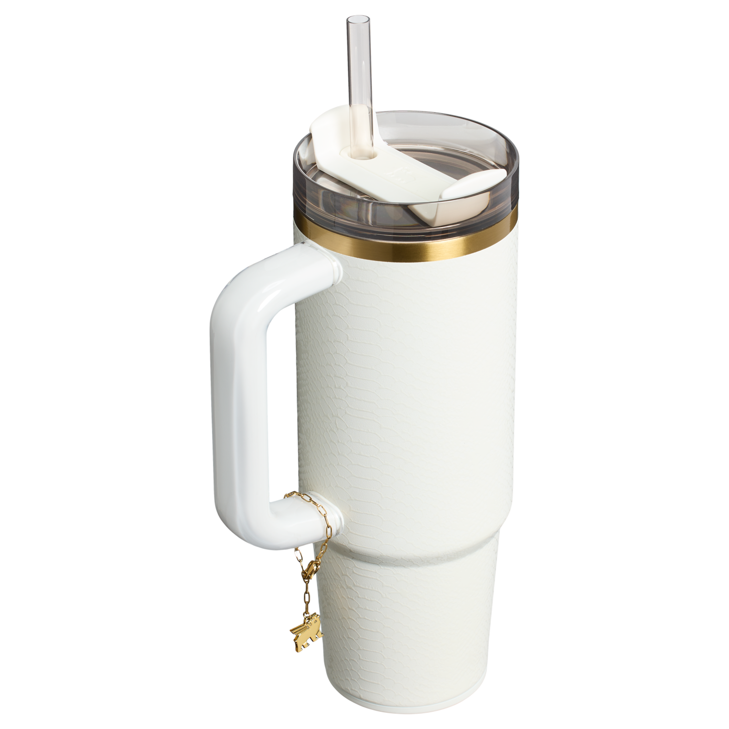 Stanley 1913 The Quencher® Luxe H2.0 FlowState™ Tumbler 30 OZ in Pale Stone Snakeskin | View 1