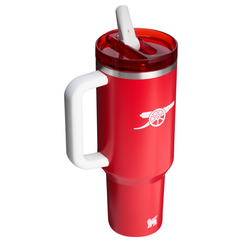 Stanley 1913 Stanley 1913 x Arsenal Quencher® ProTour Flip Straw Tumbler 40 OZ in Arsenal DNA Red | Back View