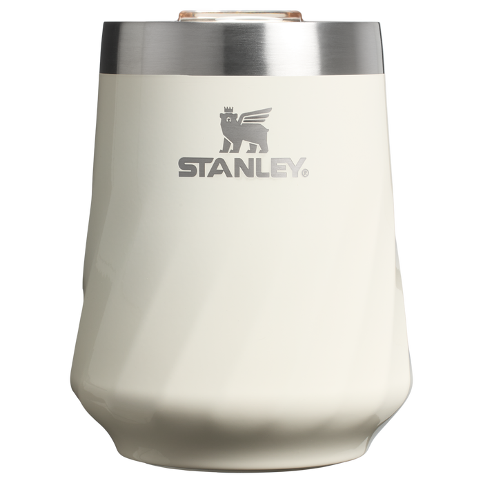 Stanley 1913 The Textured Reserve Wine Tumbler 11 OZ in Cream Gloss