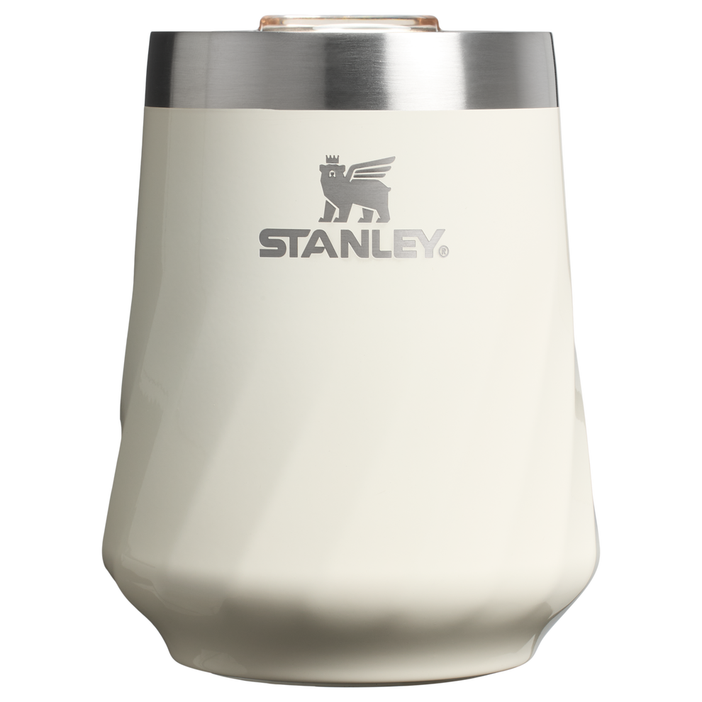 Stanley 1913 The Textured Reserve Wine Tumbler 11 OZ in Cream Gloss