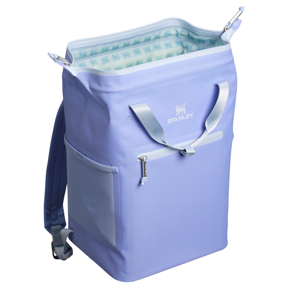 Stanley 1913 The All Day Madeleine Mini Cooler Backpack 20 Can 14 QT in Hydrangea
