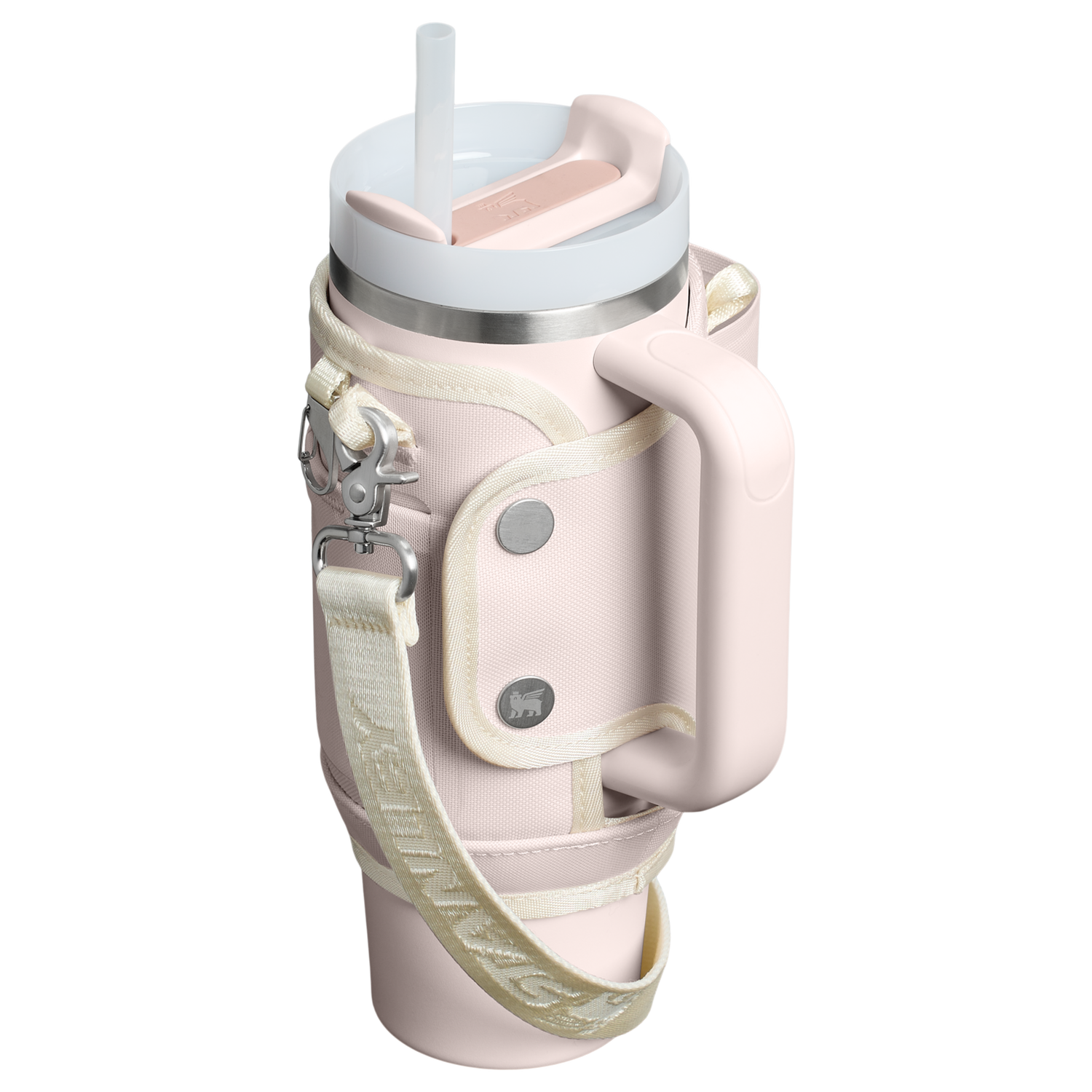 Stanley 1913 The All Day 30 OZ Quencher Carry-All in Rose Quartz / One Size | View 1