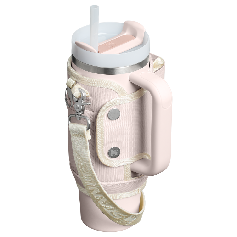 Stanley 1913 The All Day 30 OZ Quencher Carry-All in Rose Quartz / One Size