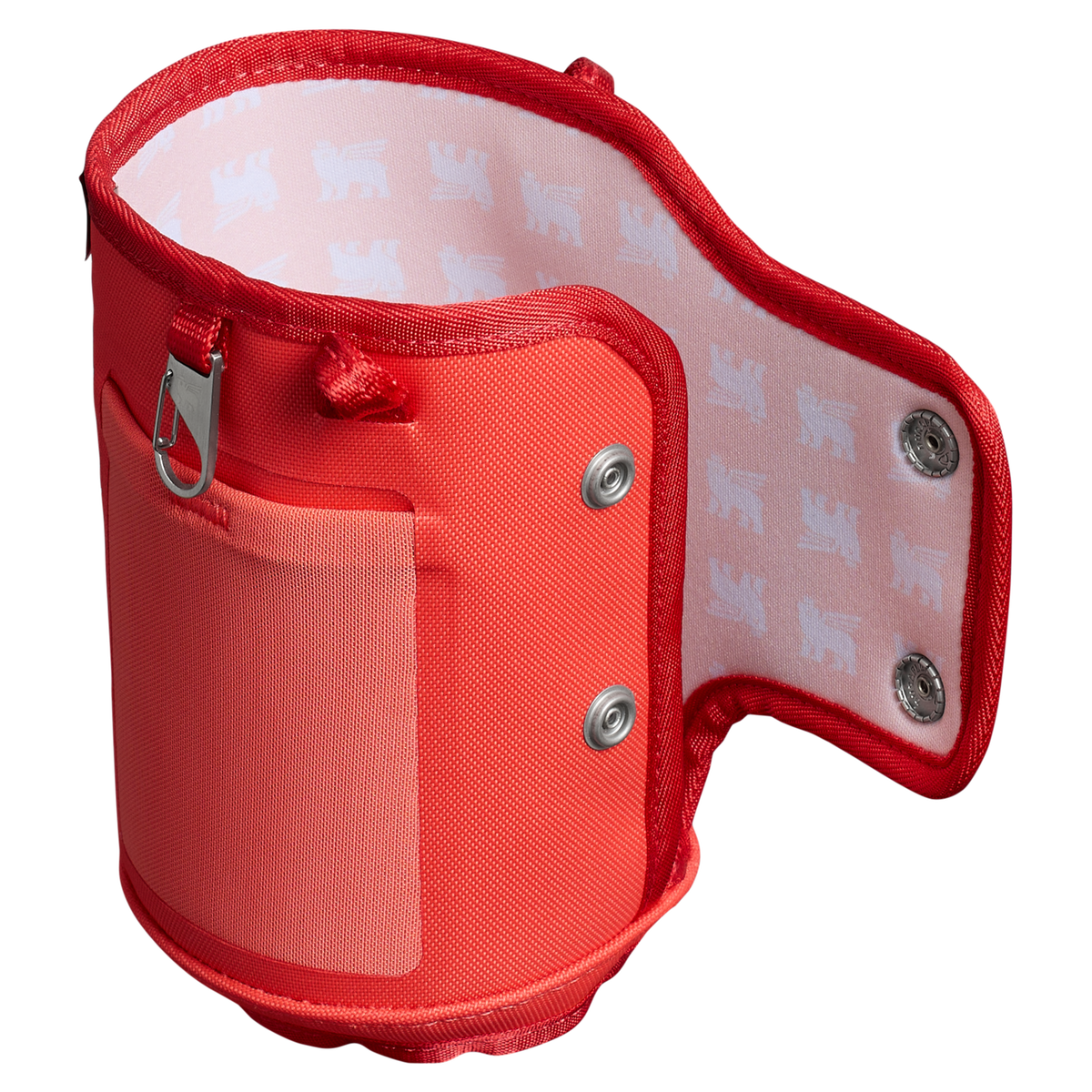 Stanley 1913 The All Day 40 OZ Quencher Carry-All in Hot Coral