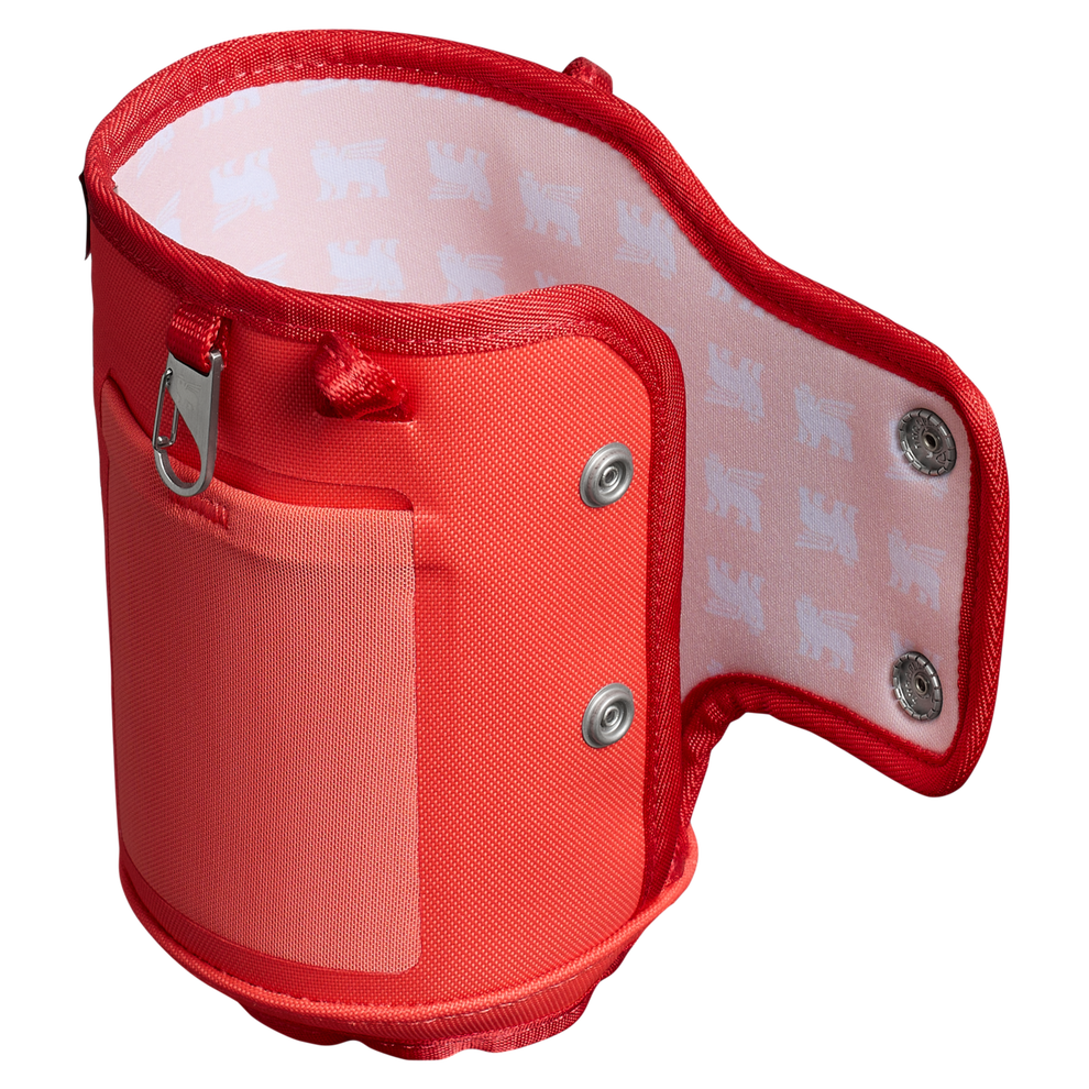 Stanley 1913 The All Day 40 OZ Quencher Carry-All in Hot Coral