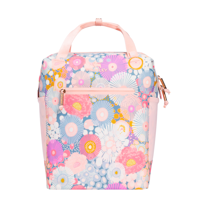 Stanley 1913 The All Day Madeleine Mini Cooler Backpack 14 QT 13.2 L in Sorbet Wildflower