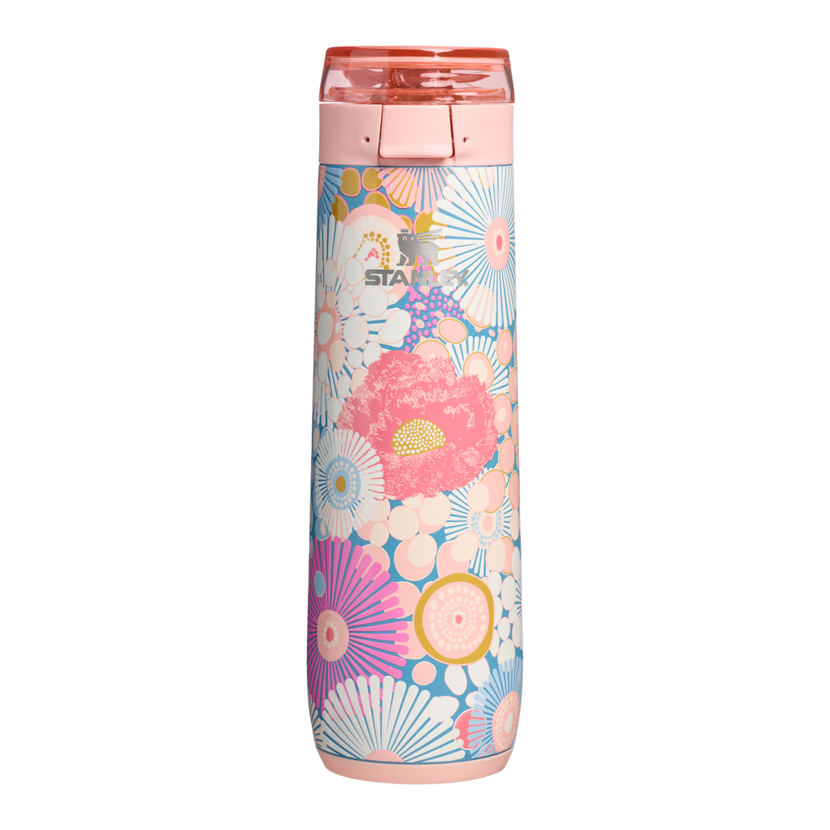 Stanley 1913 The Flowstate™ Spring Bottle 20 OZ in Sorbet Wildflower | Front View