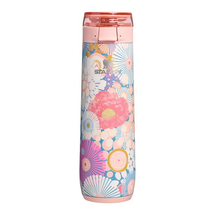 Stanley 1913 The Flowstate™ Spring Bottle 20 OZ in Sorbet Wildflower | Front View
