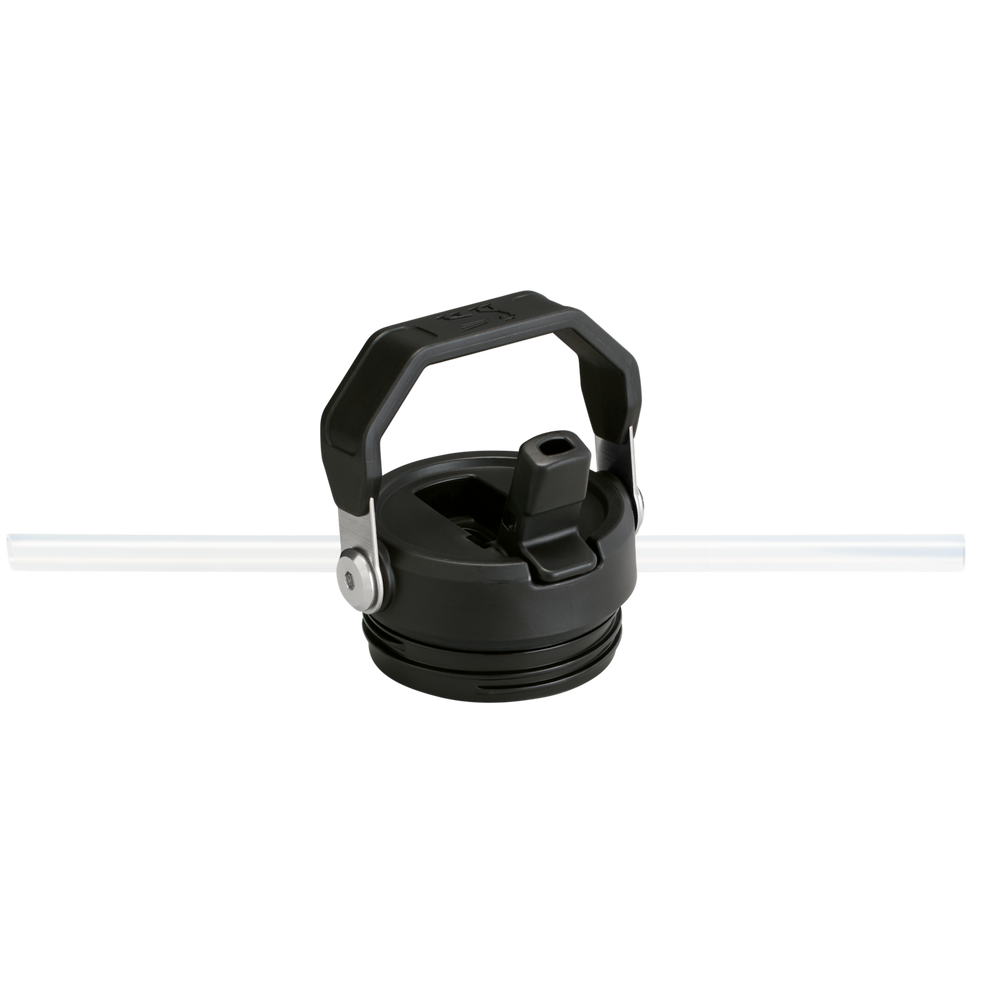 Stanley 1913 The IceFlow™ Bottle with Flip Straw Lid 36 OZ in Black 2.0 | Lid Detailed View