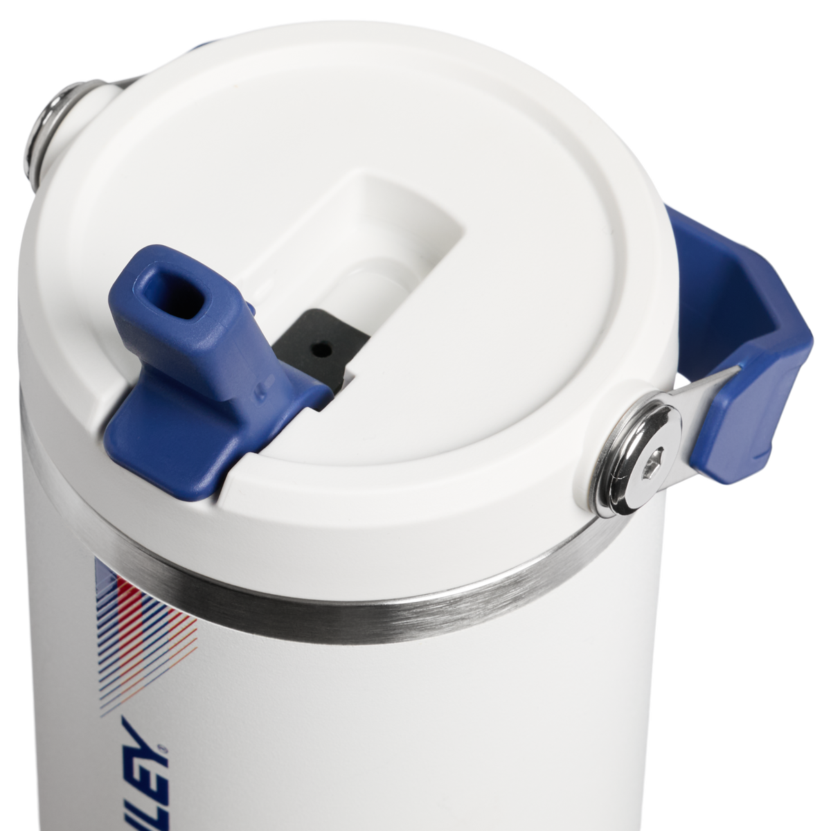 Stanley 1913 The Country Collection IceFlow™ Tumbler 30 OZ in Team White Dark Blue | Lid Detailed View