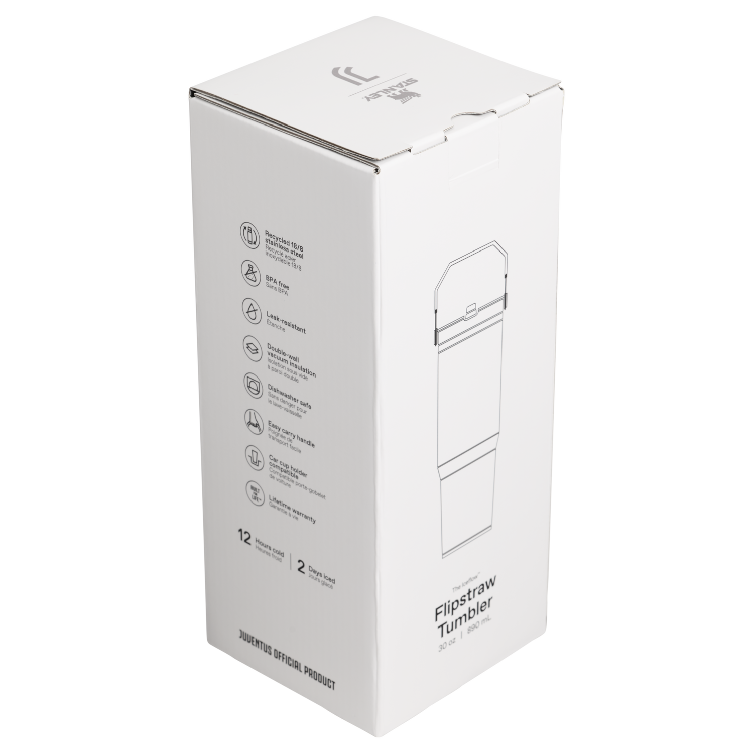 Stanley 1913 Stanley 1913 x Juventus The IceFlow™ Flip Straw 2.0 Tumbler 30 OZ in Coded | View 5