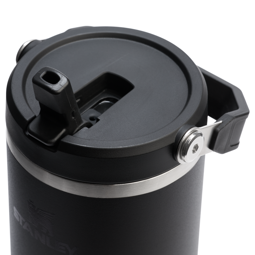 Stanley 1913 The IceFlow™ Flip Straw Tumbler 40 OZ in Black 2.0 | Lid Detailed View