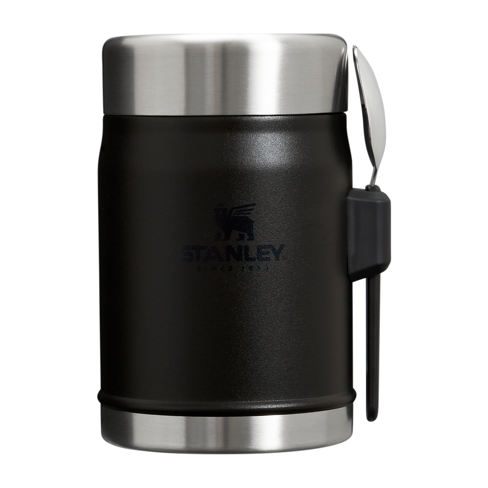 Stanley 1913 Classic Legendary Food Jar + Spork 14 OZ in Black 2.0
