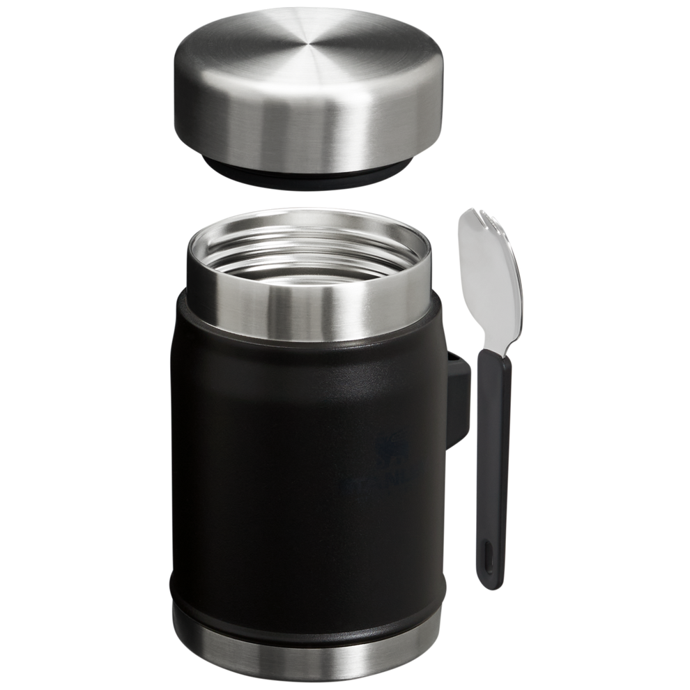 Stanley 1913 Classic Legendary Food Jar + Spork 14 OZ in Black 2.0