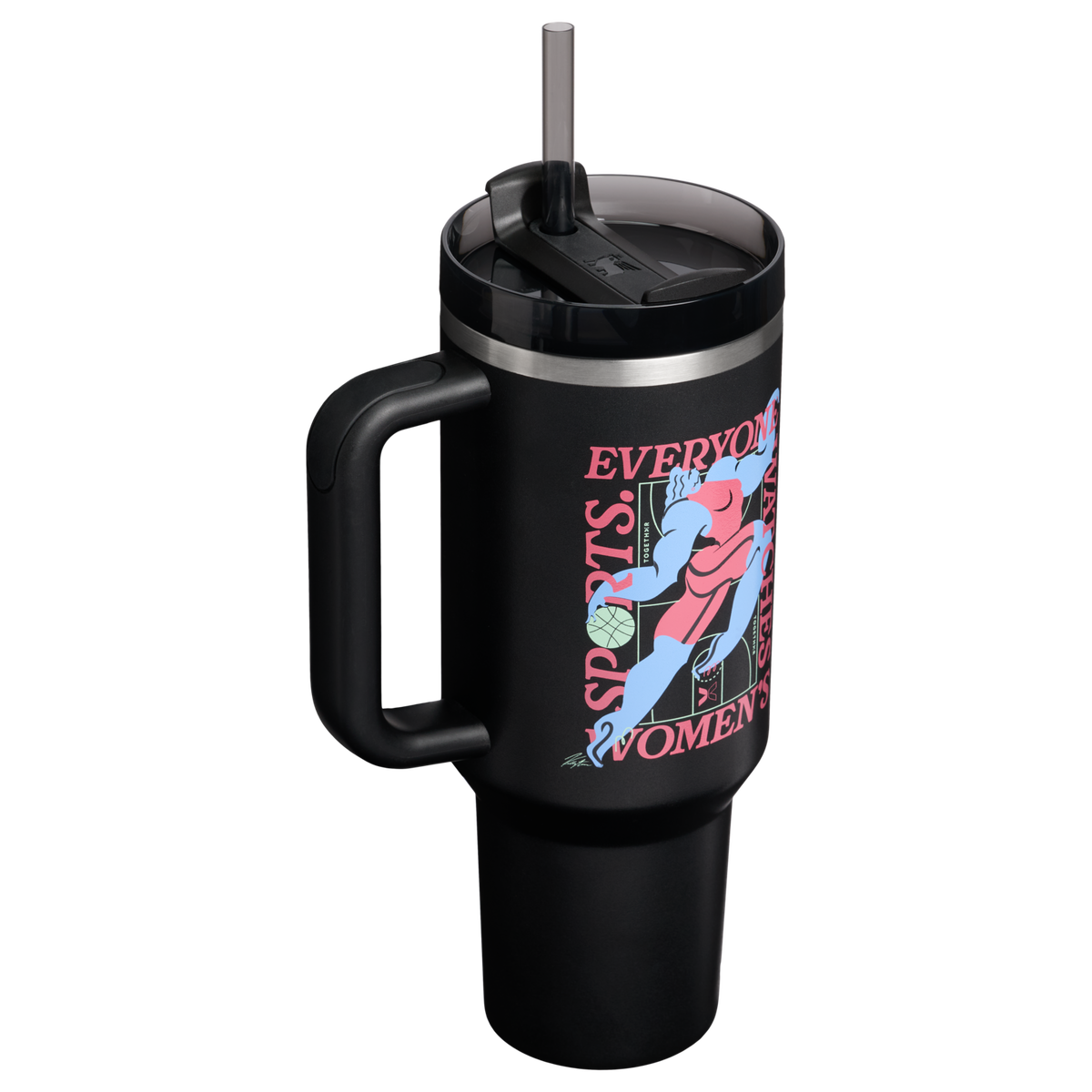 Stanley 1913 The Quencher H2.0 Flowstate™ Tumbler 40 OZ in Tournament Black