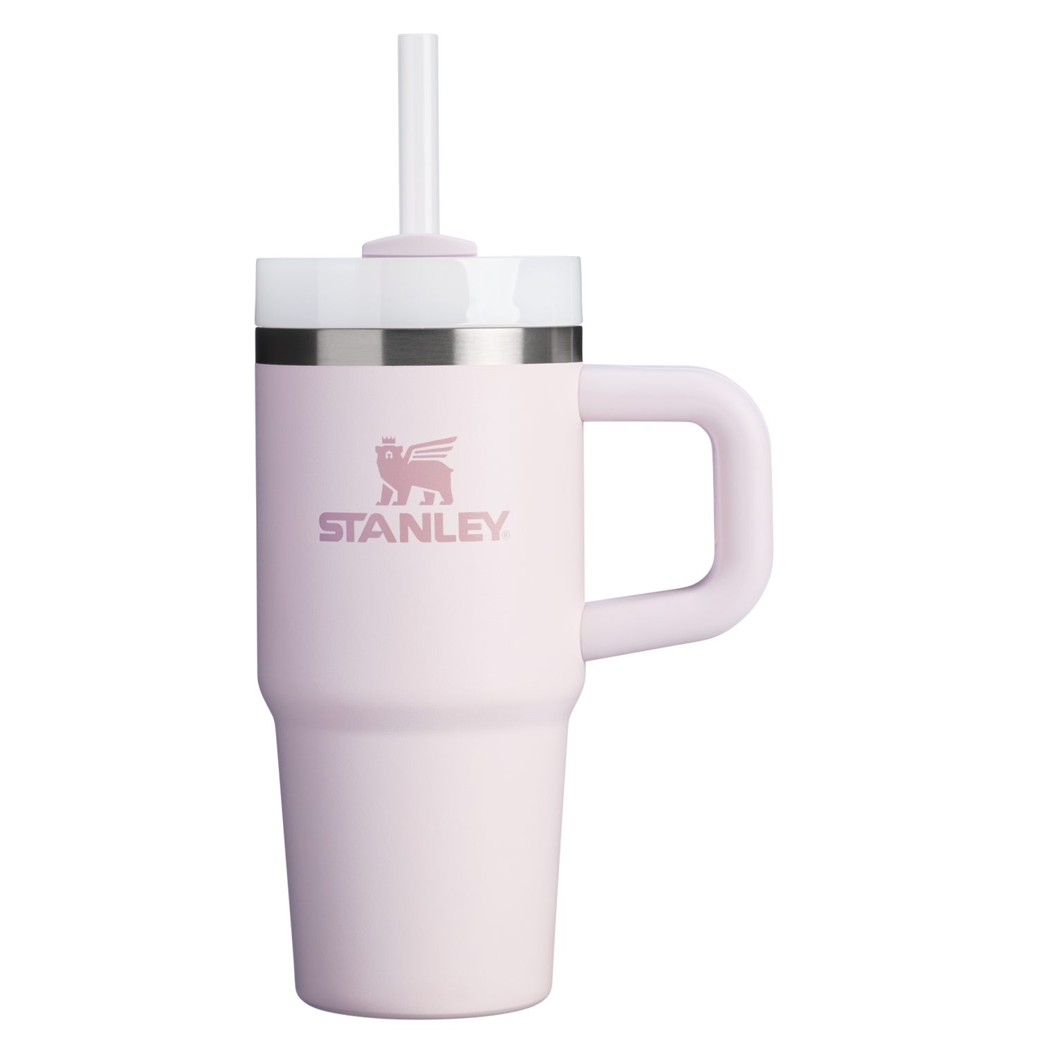 Stanley 1913 The Quencher H2.O FlowState™ Tumbler 14 OZ in Rose Quartz 2.0 | Front View