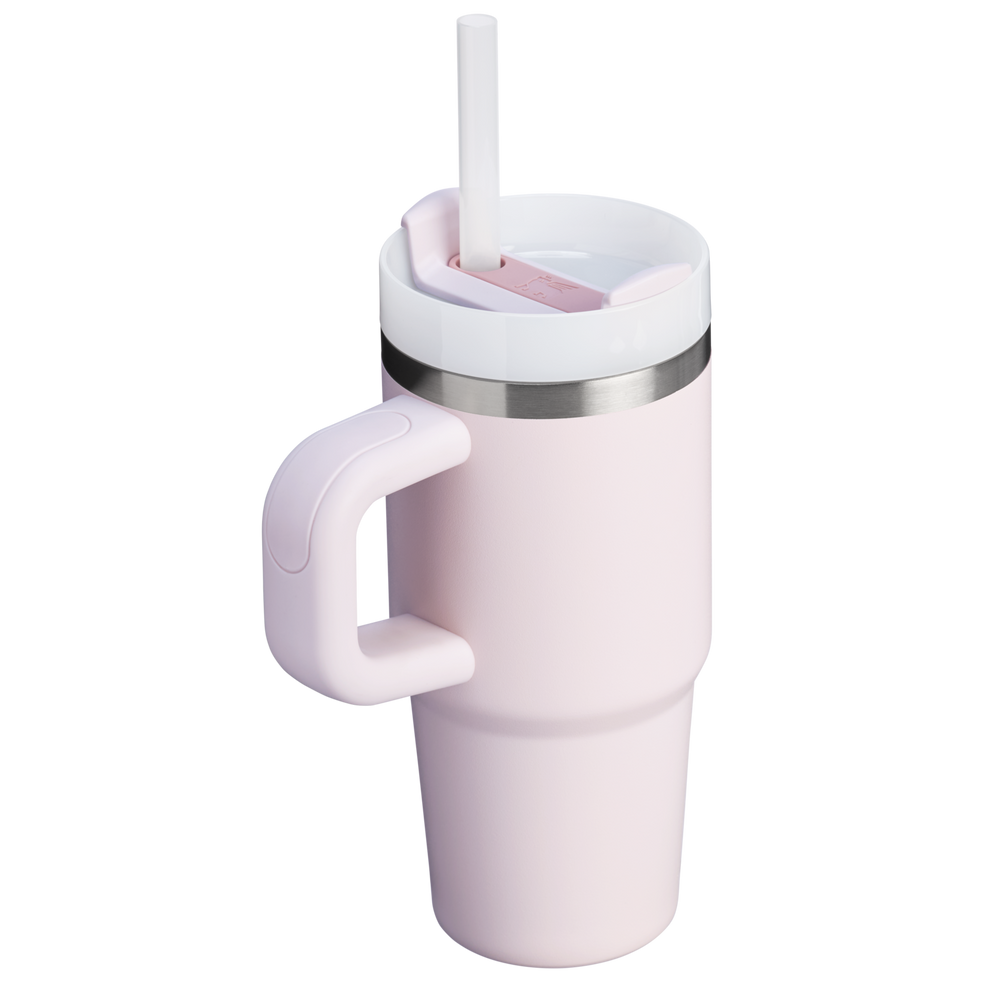 Stanley 1913 The Quencher H2.O FlowState™ Tumbler 14 OZ in Rose Quartz 2.0 | Back View