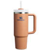 Stanley 30 OZ Quencher FlowState Tumbler With Straw In Toast Brown