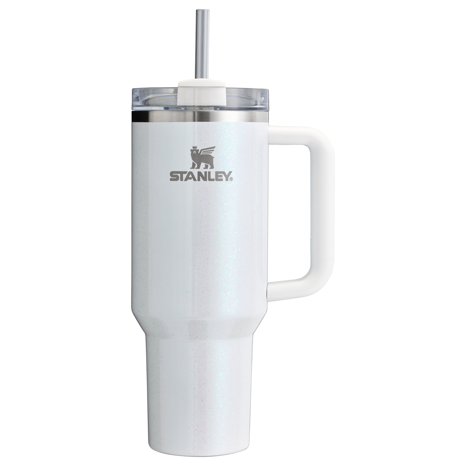 Stanley 1913 The Quencher H2.0 Flowstate™ Tumbler 40 OZ in Pearl | Front View