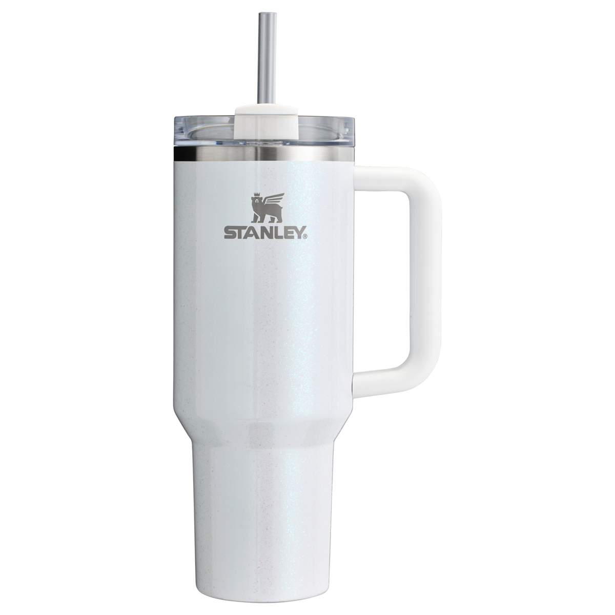 Stanley 1913 The Quencher H2.0 Flowstate™ Tumbler 40 OZ in Pearl | Front View