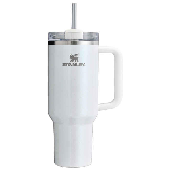 Stanley 1913 The Quencher H2.0 Flowstate™ Tumbler 40 OZ in Pearl | Front View