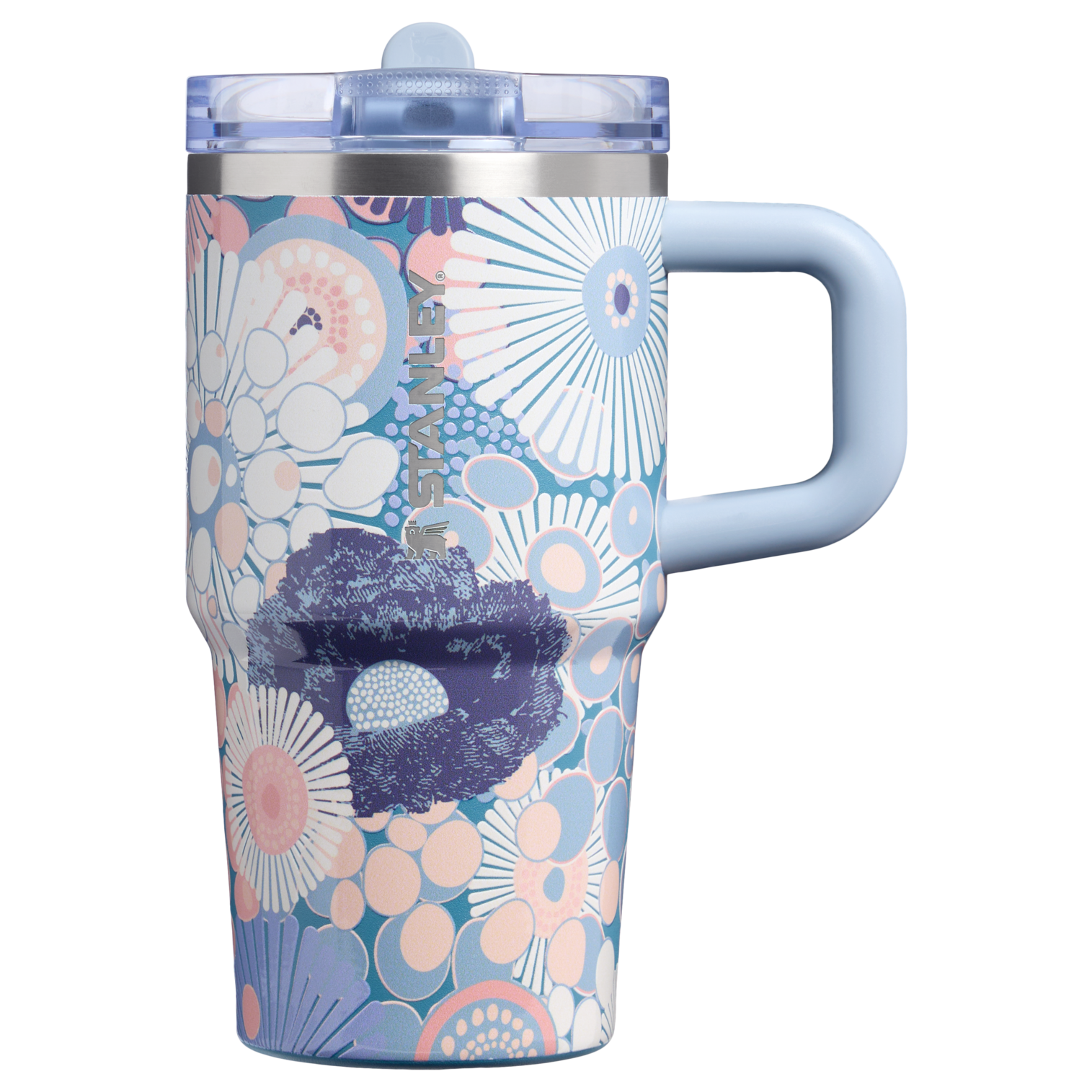 Stanley 1913 The Quencher ProTour Flip Straw Tumbler 20 OZ in Blue Dream Wildflower | Front View