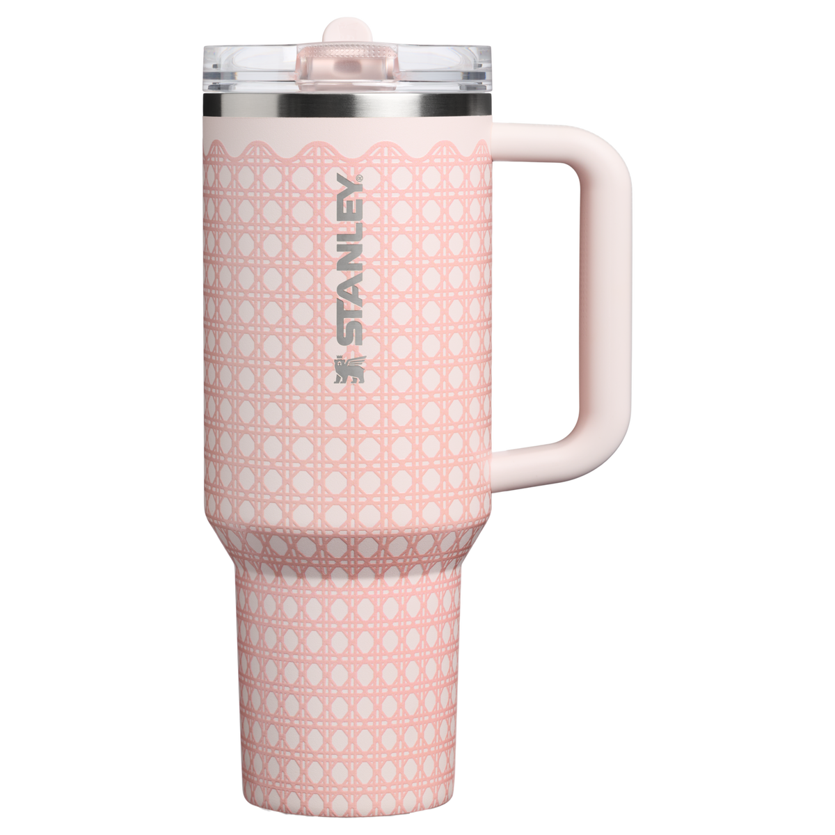 Stanley 1913 The Quencher® ProTour Flip Straw Tumbler 40 OZ in Rose Quartz Rattan | Front View