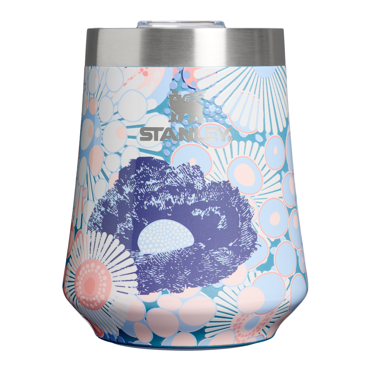 Stanley 1913 The Reserve Wine Tumbler 11 OZ in Blue Dream Wildflower