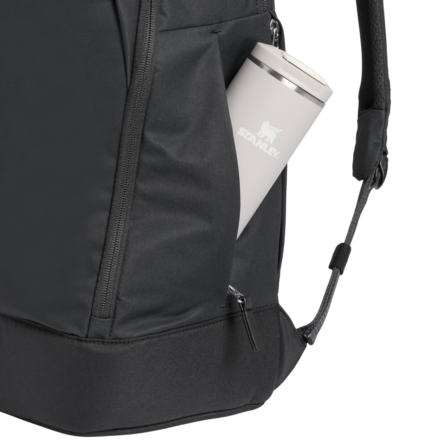 Stanley 1913 The Standby Backpack 22.2 QT in Black | Back Pocket Detailed View
