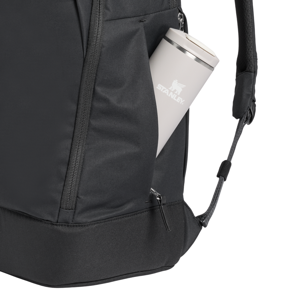 Stanley 1913 The Standby Backpack 22.2 QT in Black | Back Pocket Detailed View