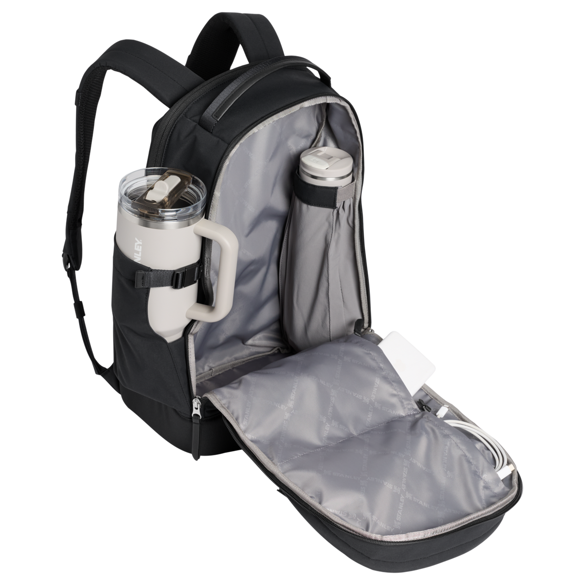 Stanley 1913 The Standby Backpack 22.2 QT in Black | Front Back View